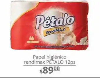 Papel higiénico pétalo 12pz
