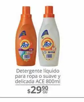 La Comer Detergente líquido ace 800ml oferta