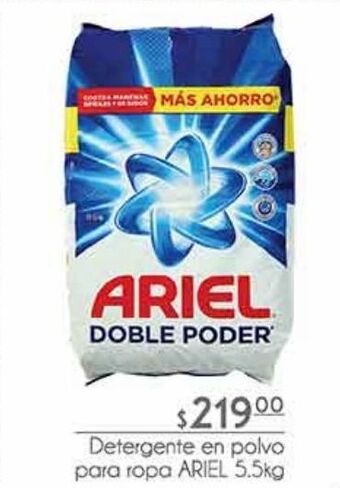 Detergente en polvo ariel 5,5kg