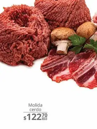La Comer Molida cerdo oferta