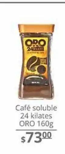 La Comer Café soluble 24 kilates oferta