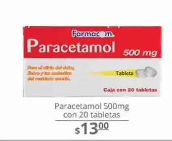 La Comer Paracetamol 500 mg oferta