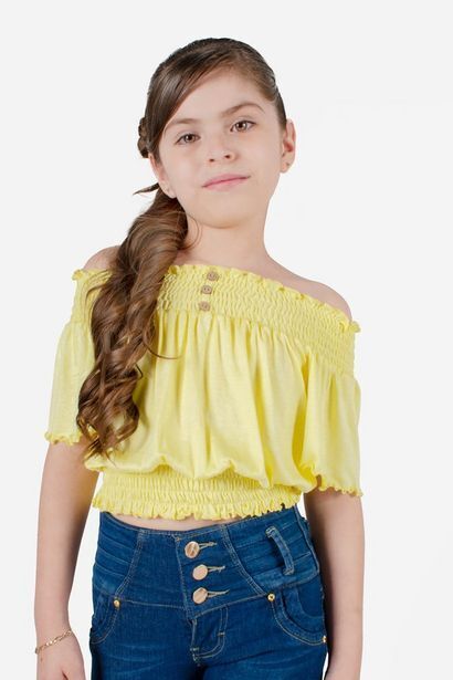 Blusas con discount olanes para niñas