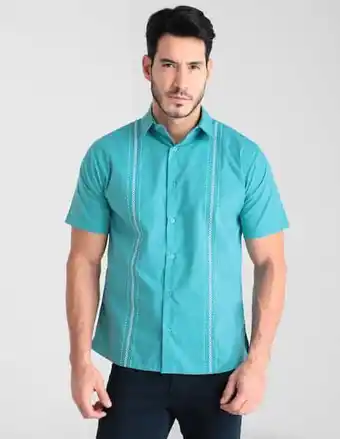Camisa casual gianfranco dunna manga corta
