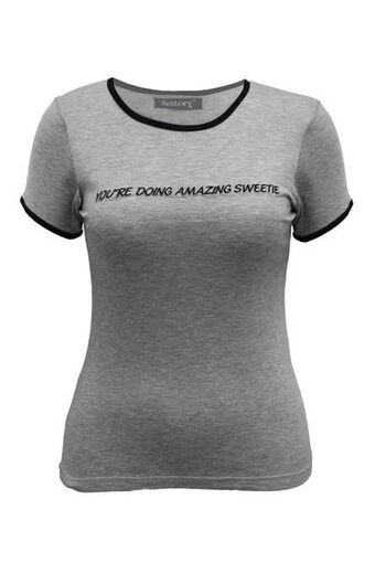 Santory Playera con gráfico manga corta oferta