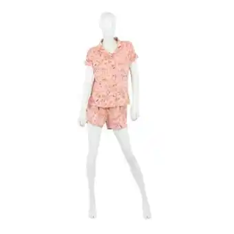 Sam's Club Pijama para dama anne klein playera y short talla m coral oferta