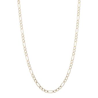 Nacional Monte de Piedad Collar de tres eslabones por uno en oro amarillo 14 kilates. oferta