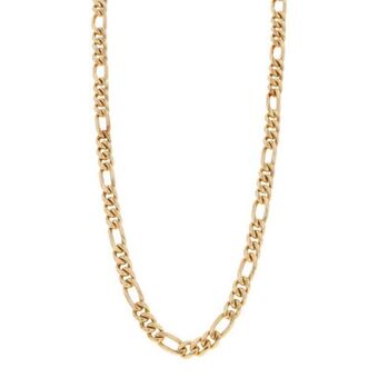 Nacional Monte de Piedad Collar de tres eslabones por uno en oro amarillo 18 kilates. oferta