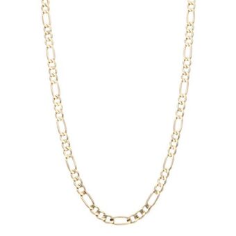 Nacional Monte de Piedad Collar de tres eslabones por uno en oro amarillo 14 kilates. oferta