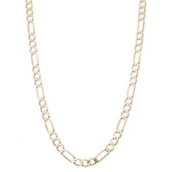 Nacional Monte de Piedad Collar de tres eslabones por uno en oro amarillo 14 kilates. oferta