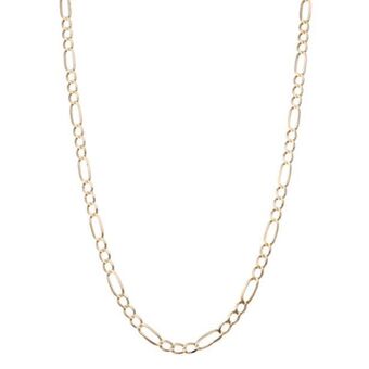 Nacional Monte de Piedad Collar de tres eslabones por uno en oro amarillo 14 kilates. oferta
