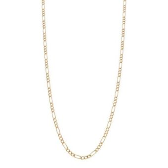 Nacional Monte de Piedad Collar de tres eslabones por uno en oro amarillo 14 kilates. oferta