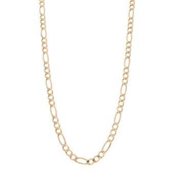Nacional Monte de Piedad Collar de tres eslabones por uno en oro amarillo 14 kilates. oferta