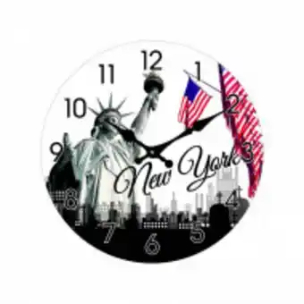 Reloj de pared estatua de la libertad