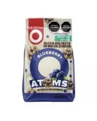 Galleta la oliva avena superfoods blueberry atoms 48 gr