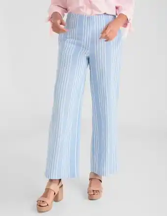 Suburbia Pantalón la mode relajado a rayas para mujer oferta