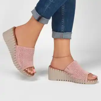 Sandalia skechers modern comfort: pier ave - urban escape para mujer