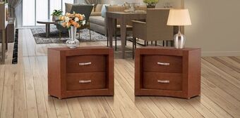 Muebles Dico Juego burós dumond nogal oferta