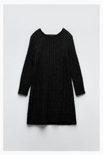 ZARA Vestido punto espalda abierta oferta