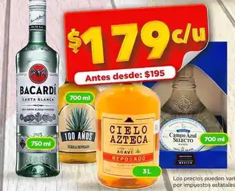 Bodega Aurrerá Vodka bacardí 750ml oferta