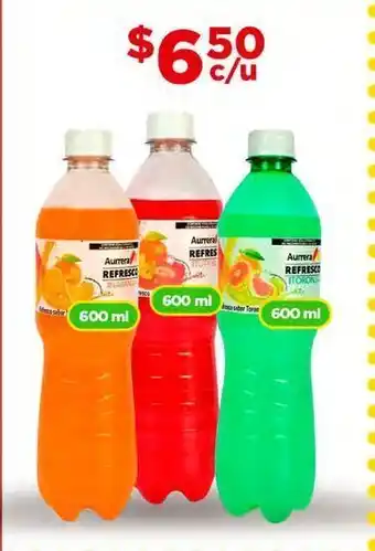 Bodega Aurrerá Refrescos aurrera 600ml oferta