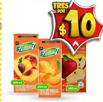 Bodega Aurrerá Jugos florida 7 200ml oferta