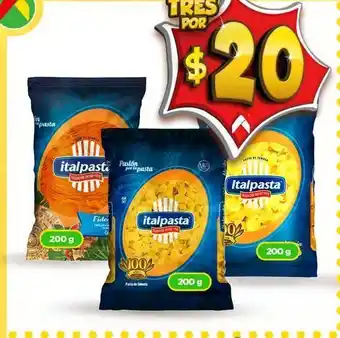 Bodega Aurrerá Pasta italpasta 200g oferta
