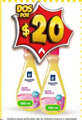Quitaesmalte equate 100ml