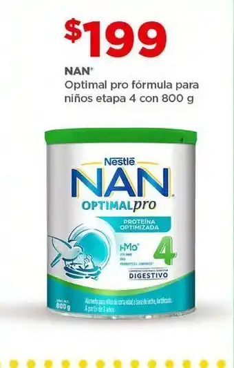 Bodega Aurrerá Leche infantil nan etapa 4 800g oferta