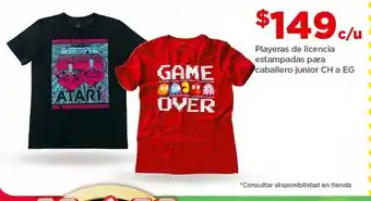 Bodega Aurrerá Playeras de licencia oferta