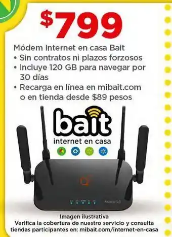 Bodega Aurrerá Modem internet en casa oferta