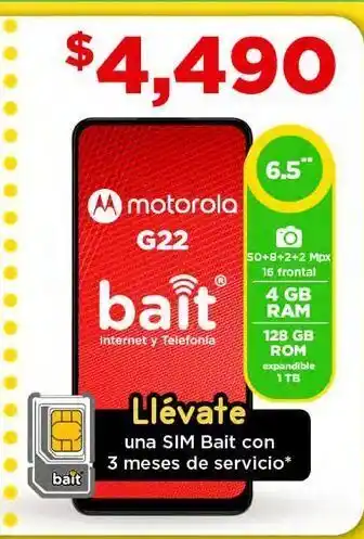 Bodega Aurrerá Celular motorola g22 oferta