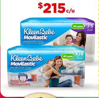 Bodega Aurrerá Pañales kleenbebé 40pzas oferta