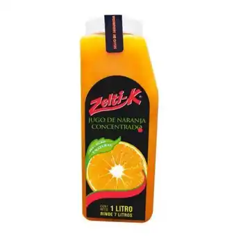 Jugo de naranja zeltik concentrado 1 l
