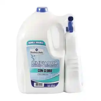 Sam's Club Limpiador de baños y azulejos member's mark 5 l + atomizador de 1 l oferta