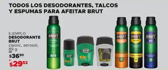 Desodorante brut classic, aerosol 89g