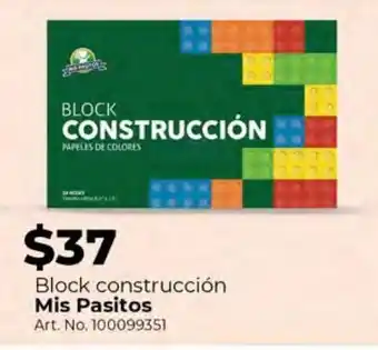 Office Depot Block construcción mis pasitos oferta