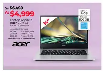 Office Depot Laptop acer aspire 3 / intel celeron / 14 pulg. oferta
