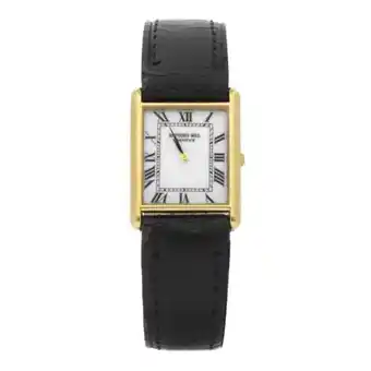 Nacional Monte de Piedad Reloj raymond weil para dama en acero chapa correa piel. oferta
