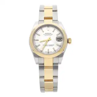 Nacional Monte de Piedad Reloj rolex para dama modelo oyster perpetual datejust vistas en oro amarillo 18 kilates. oferta