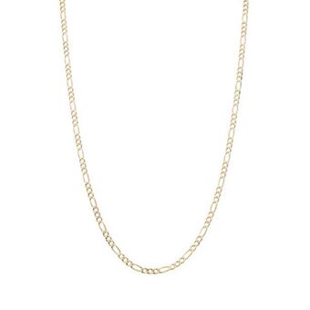 Nacional Monte de Piedad Collar de tres eslabones por uno en oro amarillo 14 kilates. oferta