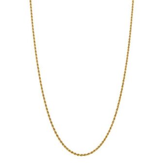 Nacional Monte de Piedad Collar eslabón torzal en oro amarillo 14 kilates. oferta