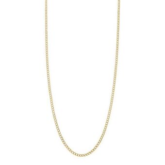 Nacional Monte de Piedad Collar eslabón barbado en oro amarillo 14 kilates. oferta