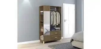 Muebles Dico Ropero closet bertolini le 6017 ii café oferta