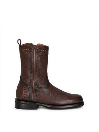 Cuadra Bota para caballero en piel genuina de venado. oferta