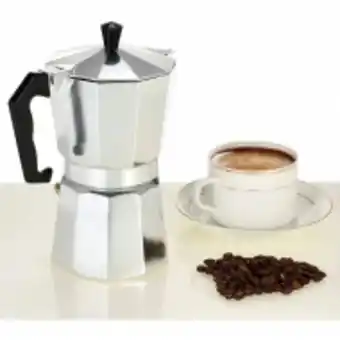 Percolador de café espresso de aluminio de 6 tazas