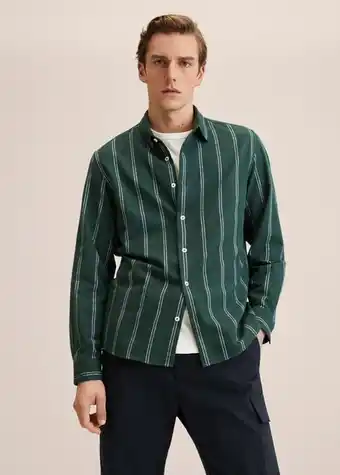 Camisa franela rayas