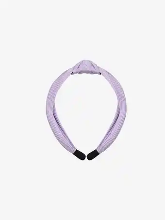 Diadema nudo lila