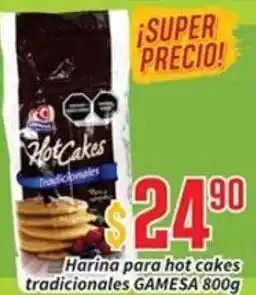 Harina para Hot Cakes Tradicionales Gamesa 800g