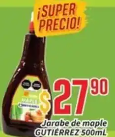 Jarabe de Maple Gutiérrez 500ml